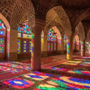 Nasir ol Molk Mosque in Shiraz, Iran Nasir ol Molk Mosque in Shiraz, Iran