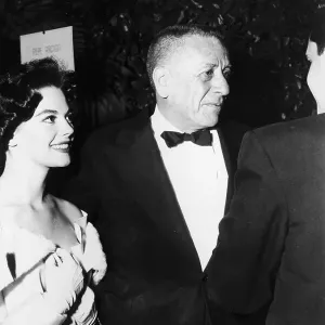 Natalie Wood & Leland Hayward At Benefit