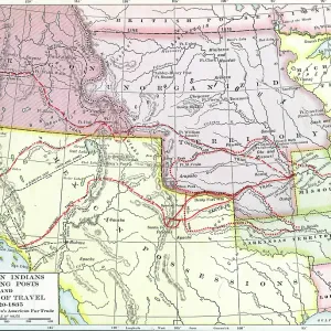 Native American Trading Posts & Travel Routes Native American Trading Posts & Travel Routes