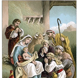 Nativity adoration of the shepherds