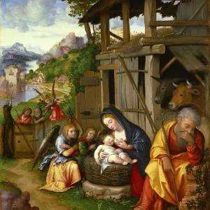 Nativity, ca 1515. Artist: Leonbruno, Lorenzo (1480-1537)