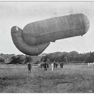 Navy and Army antique historical photographs: German War Balloon Navy and Army antique historical photographs: German War Balloon
