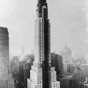 Chrysler Building Print, Nearly Finished Chrysler Building Print, Nearly Finished
