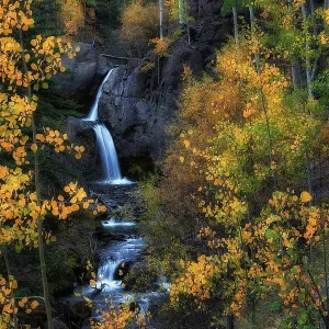 Nellie Creek Falls in Autumn Nellie Creek Falls in Autumn