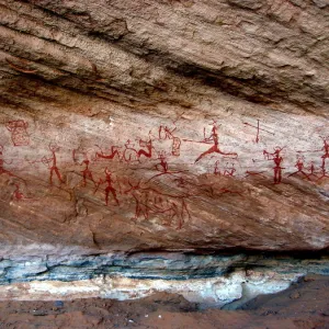 Neolithic Hunting Scene, Libyan Sahara