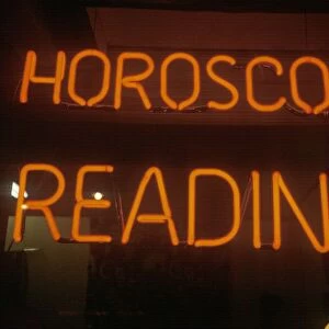 "Neon Horoscope Reading sign in Los Angeles, CA"
