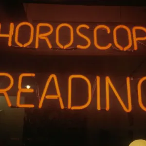 Neon Horoscope Reading sign in Los Angeles, CA Neon Horoscope Reading sign in Los Angeles, CA