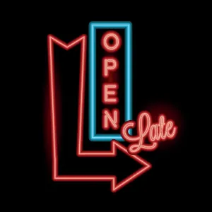 Neon open sign Neon open sign