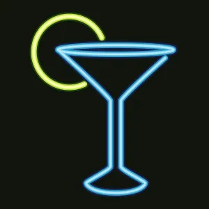 Neon Sign Cocktail Lounge Print