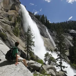 Nevada Falls Print, Yosemite National Park Nevada Falls Print, Yosemite National Park
