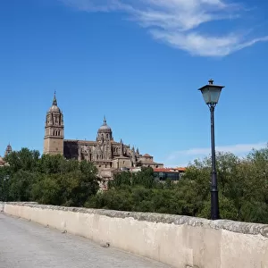 New Cathedral of Salamanca, Impressive clouds, Salamanca, Spain