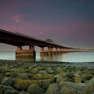 New Severn Bridge at Sunrise New Severn Bridge at Sunrise