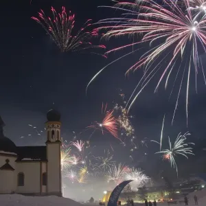 Seefeld New Year's Eve Fireworks Print Seefeld New Year's Eve Fireworks Print