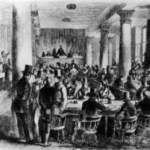 1853 New York Stock Exchange Print 1853 New York Stock Exchange Print