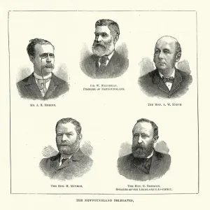 Newfoundland Delegates Print 1891