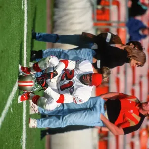 San Francisco 49ers CB #21 Deion Sanders Print - Dec 1994. Art