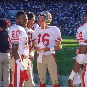 San Francisco 49ers Print - Nov 1988 Jack Murphy Stadium. Art