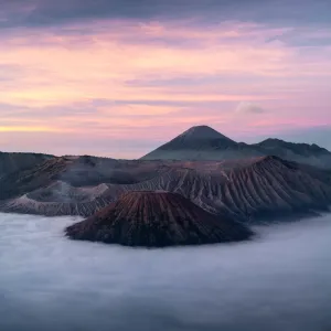Nighttime Bromo Volcano Print Nighttime Bromo Volcano Print