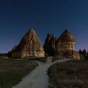 Night shot of Cappadocia Night shot of Cappadocia