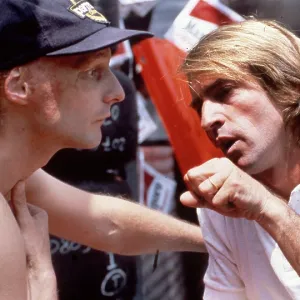 Niki Lauda and Jacques Laffite Niki Lauda and Jacques Laffite