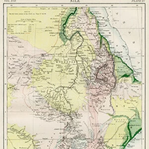 Nile map 1884