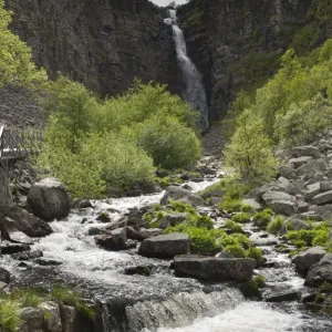 Njupeskar, highest waterfall in Sweden, Fulufjallets National Park, near Sarna, Dalarna province, Sweden, Scandinavia, Northern Europe, Europe Njupeskar, highest waterfall in Sweden, Fulufjallets National Park, near Sarna, Dalarna province, Sweden, Scandinavia, Northern Europe, Europe