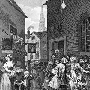 Noon, Times of the Day, by William Hogarth
