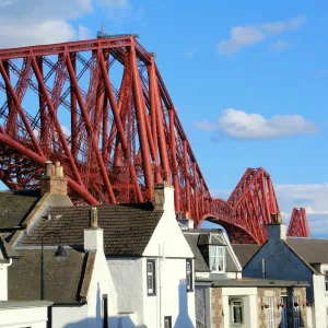 North Queensferry with the beautiful Forth bridge