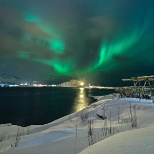 The northern light at Lofoten, Norway
