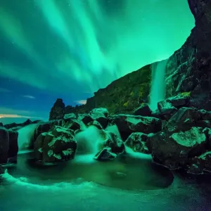 Northern Lights at -xararfoss Northern Lights at -xararfoss