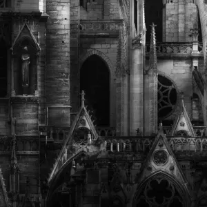 Notre dame elevation detail Notre dame elevation detail