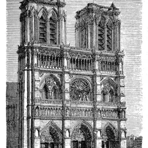 Notre Dame Paris Print Notre Dame Paris Print