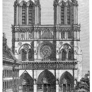 Notre Dame in Paris, France Notre Dame in Paris, France