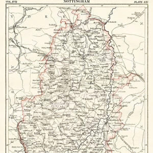 Nottingham map 1884