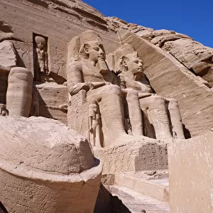 Nubian monuments in Abu Simbel, Egypt
