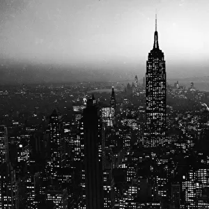 NYC Skyline At Night