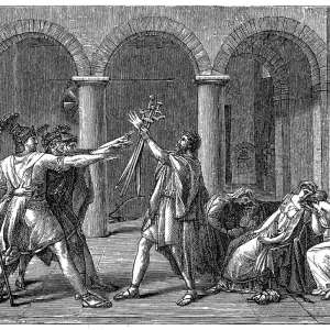 Oath of the Horatii by Jacques-Louis David Oath of the Horatii by Jacques-Louis David