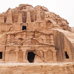 The Obelisk Tomb and Bab as-Siq Triclinium (banquet hall), Petra, Jordan