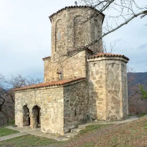 Old church at Nekresi monastery complex, Kakheti region, Georgia Old church at Nekresi monastery complex, Kakheti region, Georgia
