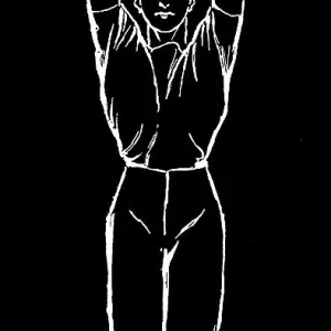 Old engraved illustration of Hygienic Gymnastics, healthy lifestyle - leg, body and arm exercises