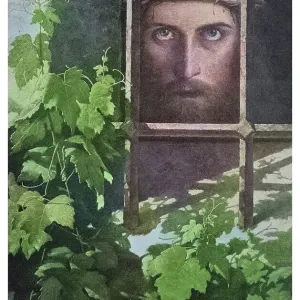 Old engraved illustration of the the world's ingratitude, Jesus Christ in prison Old engraved illustration of the the world's ingratitude, Jesus Christ in prison