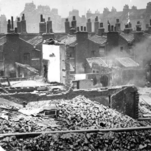 Old houses demolished to make way for new London Flats