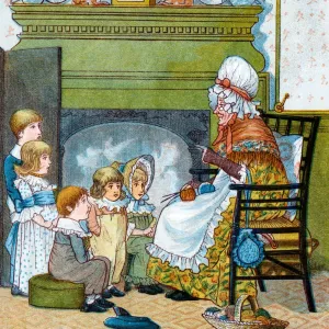 An 18th-century scene in a Regency-era print An 18th-century scene in a Regency-era print