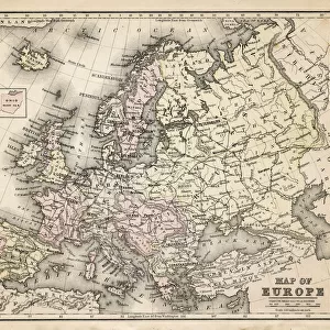 old map of europe