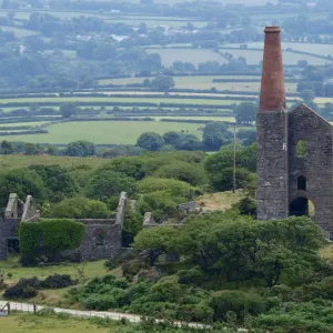 Old Cornish Mining Engine House Print Old Cornish Mining Engine House Print