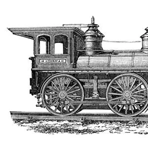 Old North American Locomotive