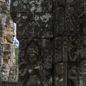 Old patterns in Bayon temple Old patterns in Bayon temple