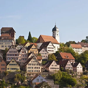 Old town of Altensteig, Black Forest, Baden-Wuerttemberg, Germany, Europe