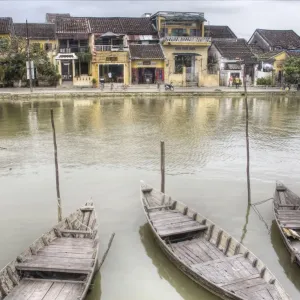old town on river wooden boats old town on river wooden boats