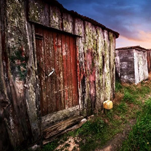Old Wooden Sheds at Carrasqueira